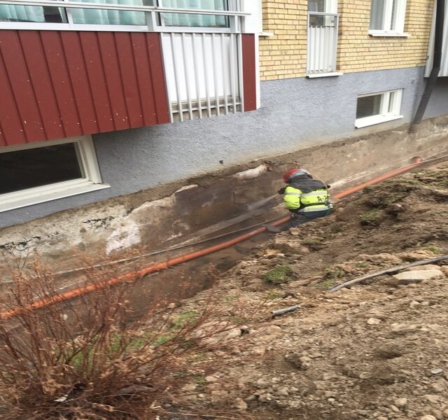 Dränering brf Norrtälje